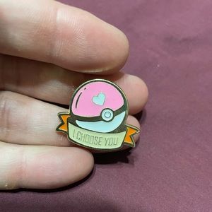 Pokemon enamel pin pokeball I choose You